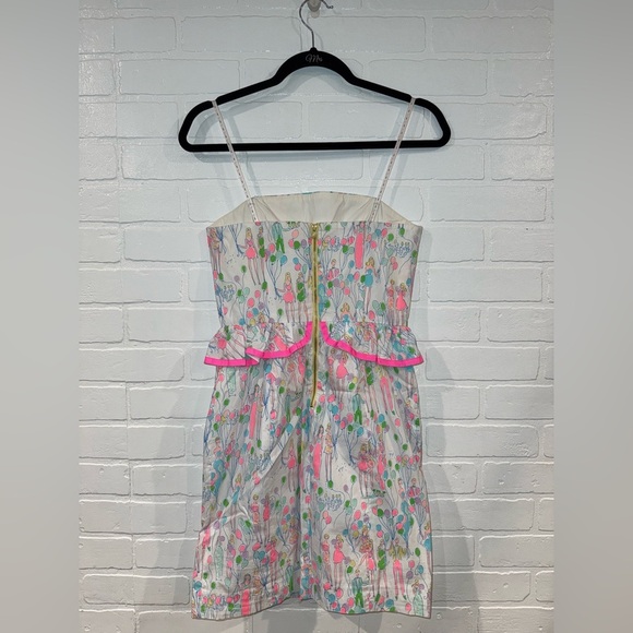 Lilly Pulitzer 💫 Holy Grail 💕 Sleeveless Peplum Lowe Shift Dress in Pop - Picture 14 of 16